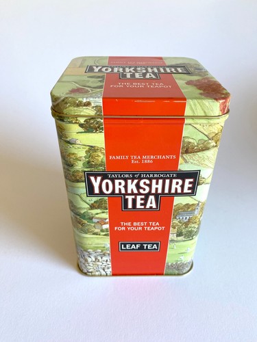 Vintage yorkshire tea tin - vintage,