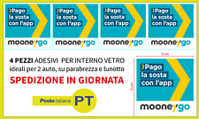 *SALDI* 4 PZ Adesivo MooneyGo