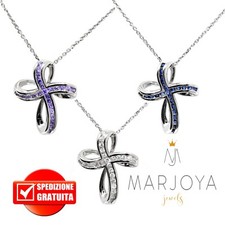 Collana con croce pendente in
