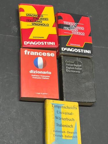 Collezione cinque dizionari - collezione,