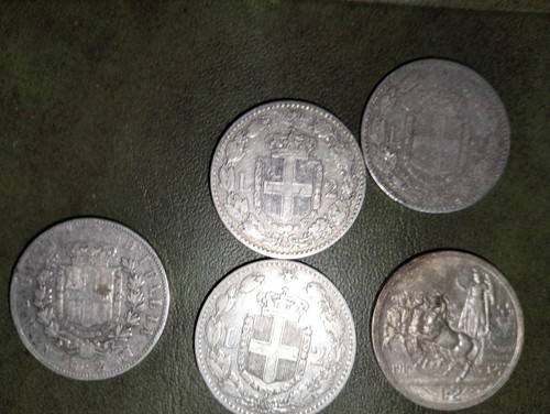 Lotto argento pezzi da - 4,