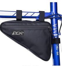 Borsa sottosella bici mtb impermeabile triangolo rigida zip fissaggio telaio