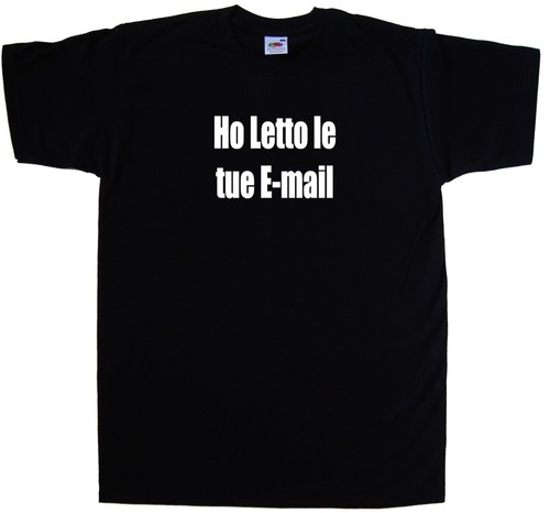Letto tue e mail - le,