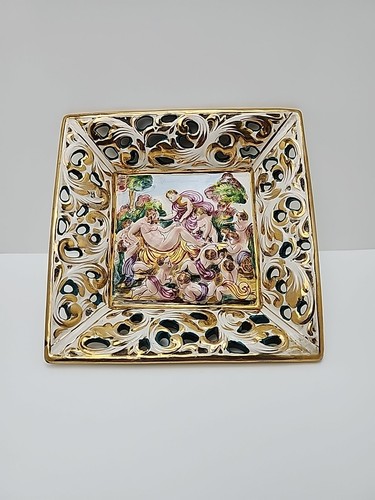 Capodimonte piatto porcellana - capodimonte,