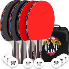Ping Pong Paddle - Set di 4