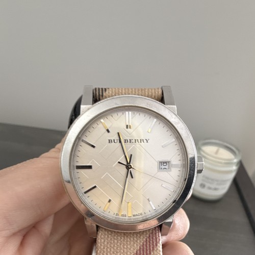 Burberry bu9022 34mm silver - burberry,