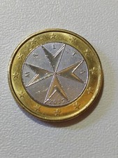 Moneta Molto Rara Da 1 euro MALTA 2017