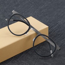 Occhiali da Lettura Marca Uomo Lettori Titanio Retrò Ultraleggeri Donna Montatura Occhiali