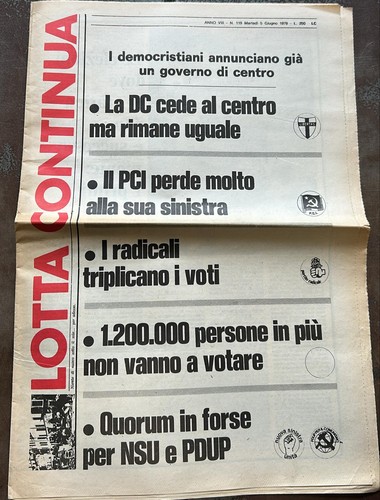 Lotta continua 1979 giugno - continua,