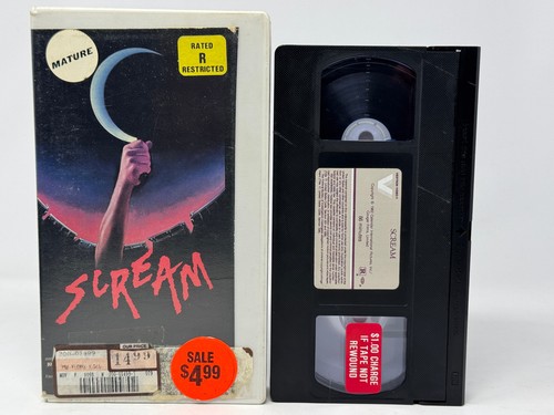 Scream rare 80s - (vhs,,