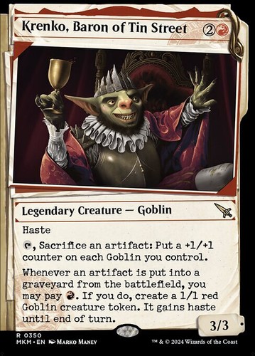 Mtg krenko baron - mtg, krenko,
