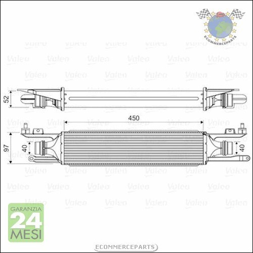 Intercooler valeo per - intercooler,