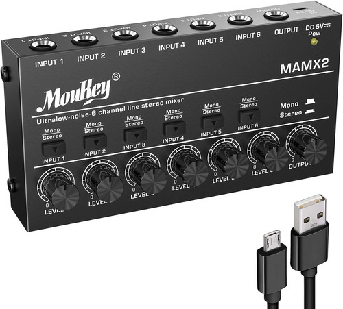 Audio stereo mixer - mixer,, canali