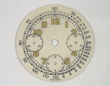 Anonimo Chrono 3 contatori vintage quadrante 29,3mm per Cal. Valjoux 72