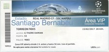 Biglietto Real Madrid Napoli