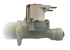 Elettrovalvola RPE nylon 180° IN 3/4"M OUT JG 6 mm 220V AC Osmosi Depuratore