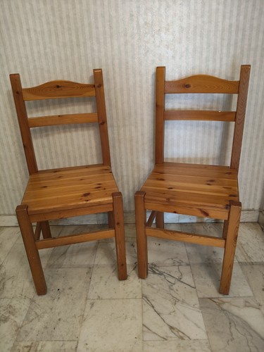 Coppia sedie rustiche in - sedie,