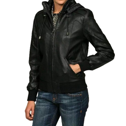 Bomber donna vera - , pelle