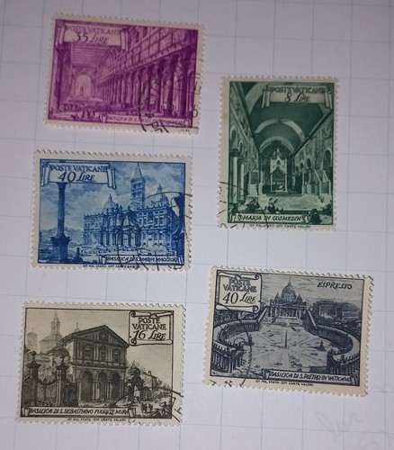 Francobolli poste vaticane - francobolli,