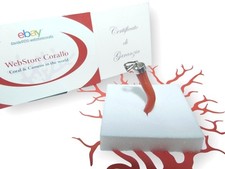 Ciondolo di CorallO in Argento da 925 Corno Occasione charm e portafortuna uomo