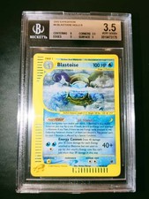Pokémon Blastoise Holo Expedition 4/165 BGS No Shining Goldstar