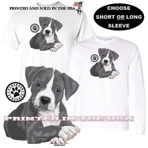 Shirt puppies rule pitbull - rule,