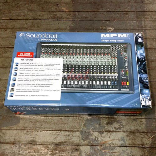 Soundcraft harman console - harman,