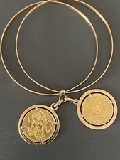 Bracciale con due monete - bracciale,