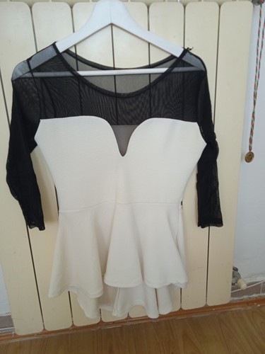 Maglia bianca con - bianca, in