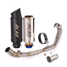 Per Kawasaki Ninja400 Z400 17-22 Scarico Completo Tubo Anteriore Link Silenziatore Punta