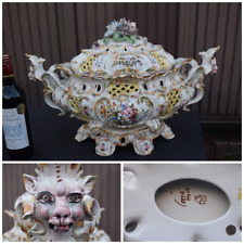 Vintage XL capodimonte carpie