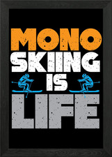 Quadro monoski divertente - quadro,