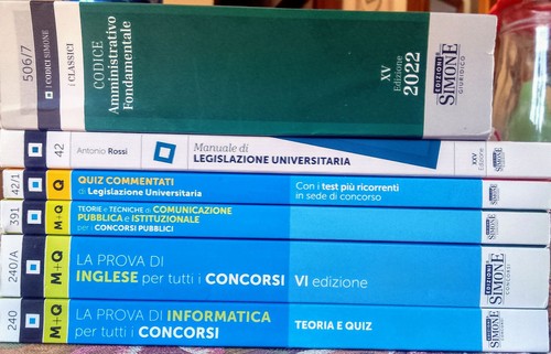 Manuali simone come nuovi - come,