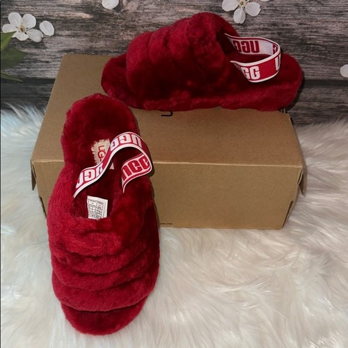 Scivoli soffici rossi ugg - scivoli,