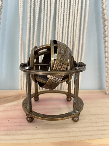 Mini sfera armillare ottone - armillare,