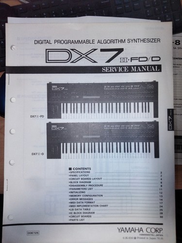 Yamaha dx7 manuale - yamaha, di