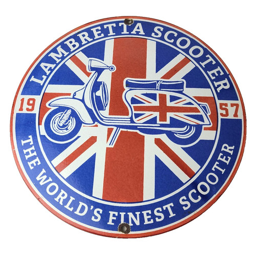 Insegna lambretta vintage - insegna,