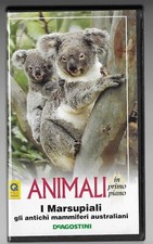 i MARSUPIALI mammiferi AUSTRALIANI animali in primo piano PIERO ANGELA vhs nc