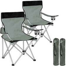 2x Sedie Pieghevoli Da