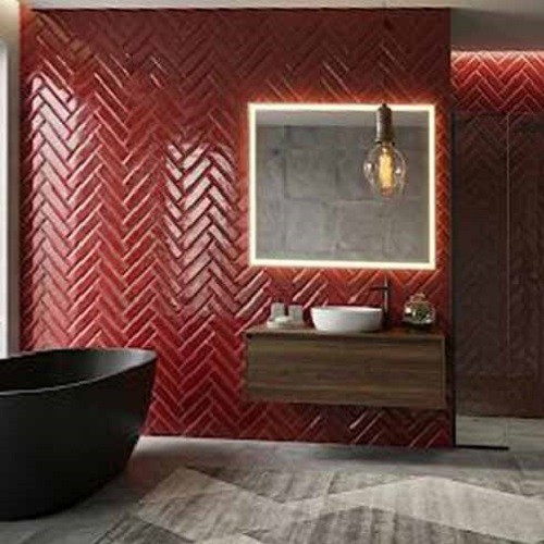 Piastrelle rosse 10x30 - piastrelle,
