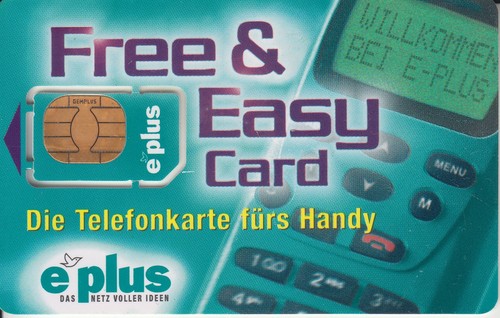 Sim karte plus free - e-plus,