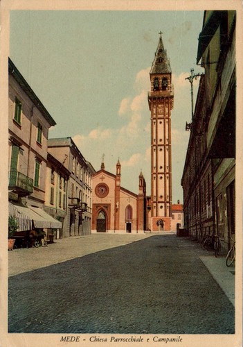 Pavia mede chiesa parrocchiale - mede,