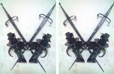 coppia applique in ferro