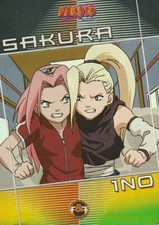 AA4 - Naruto Card Panini 2002 Brillante Sakura / Ino Nr.  FF5