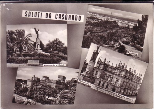 Cartolina casarano b - , b/n