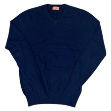 Ballantyne Maglione Maglia Cashmere Scollo a V Pullover Maglione Originale Uomo Medium 48