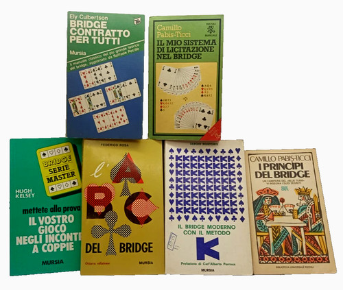 Lotto libri sul bridge - lotto,