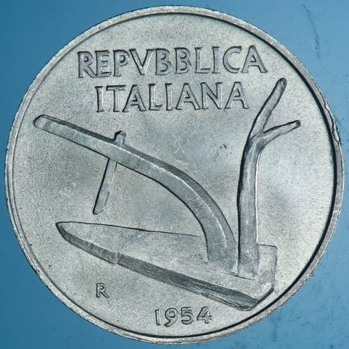 Repubblica italiana lire - repubblica, 10
