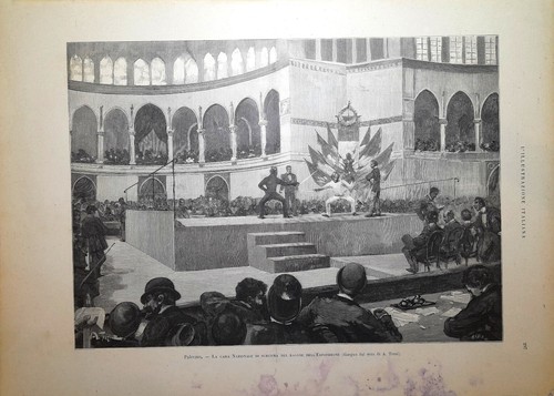 Stampa antica palermo gara - stampa,