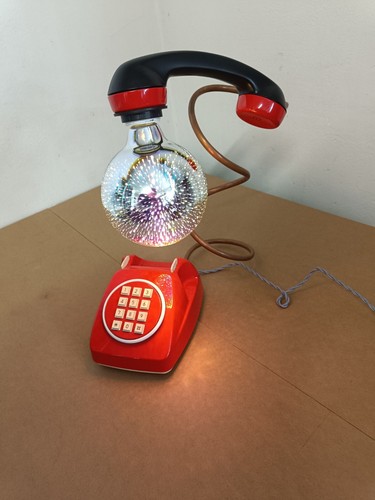 Telefono lampada vintage - telefono,